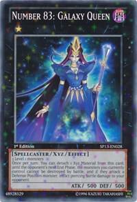 Number 83: Galaxy Queen (Starfoil) SP13-EN028 card from Star Pack 2013