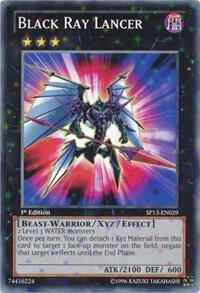 Black Ray Lancer (Starfoil) SP13-EN029 card from Star Pack 2013