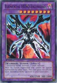 Elemental HERO Escuridao (Starfoil) SP13-EN046 card from Star Pack 2013