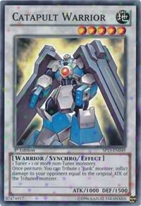 Catapult Warrior (Starfoil) SP13-EN049 card from Star Pack 2013