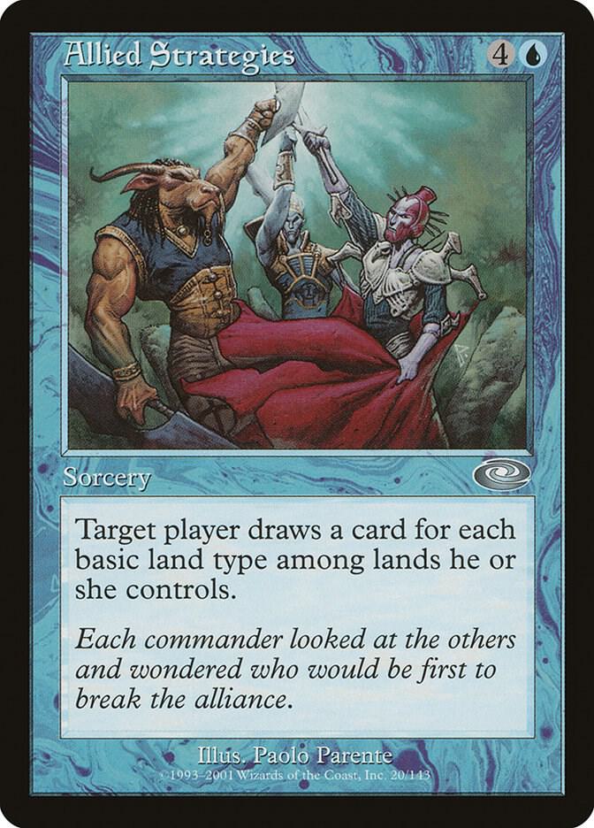 Allied Strategies 20 card from Planeshift