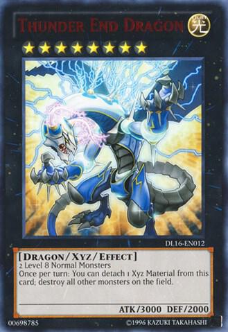 Thunder End Dragon (Red) DL16-EN012 card from Duelist League Promo