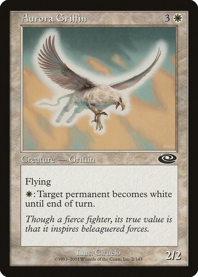 Aurora Griffin 2 card from Planeshift