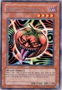 Mystic Tomato (Silver) DL09-EN006 card from Duelist League Promo