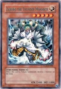Zaborg the Thunder Monarch (Green) DL09-EN009 card from Duelist League Promo