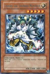 Zaborg the Thunder Monarch (Silver) DL09-EN009 card from Duelist League Promo
