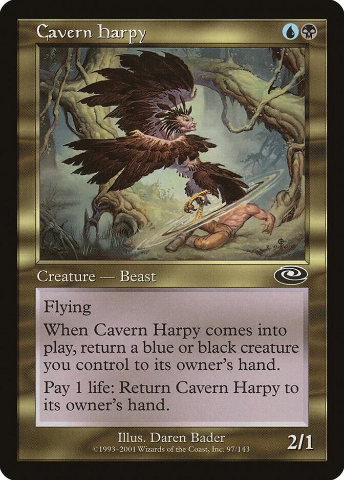 Cavern Harpy 97 card from Planeshift