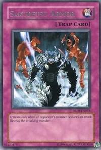 Sakuretsu Armor (Silver) DL09-EN018 card from Duelist League Promo