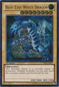 Blue-Eyes White Dragon (UTR) YSKR-EN001 card from Starter Deck: Kaiba Reloaded
