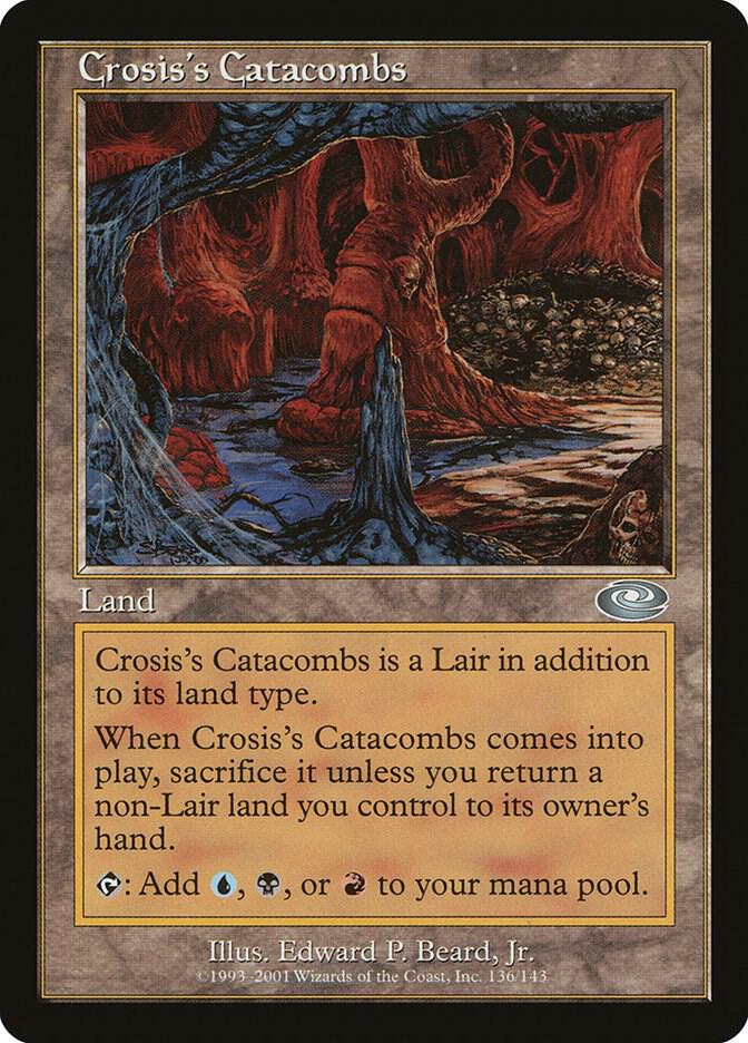 Crosis's Catacombs 136 card from Planeshift