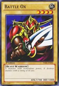 Battle Ox YSKR-EN004 card from Starter Deck: Kaiba Reloaded