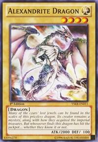 Alexandrite Dragon YSKR-EN011 card from Starter Deck: Kaiba Reloaded