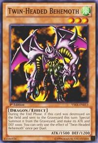 Twin-Headed Behemoth YSKR-EN013 card from Starter Deck: Kaiba Reloaded