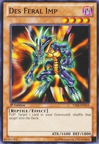Des Feral Imp YSKR-EN015 card from Starter Deck: Kaiba Reloaded
