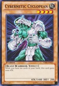 Cybernetic Cyclopean YSKR-EN021 card from Starter Deck: Kaiba Reloaded