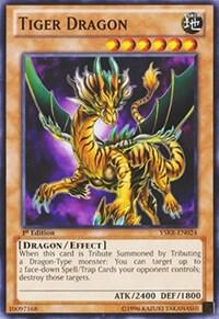 Tiger Dragon YSKR-EN024 card from Starter Deck: Kaiba Reloaded