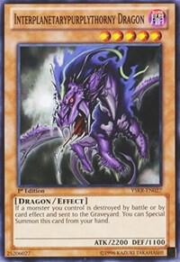Interplanetarypurplythorny Dragon YSKR-EN027 card from Starter Deck: Kaiba Reloaded