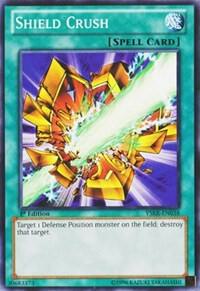 Shield Crush YSKR-EN038 card from Starter Deck: Kaiba Reloaded