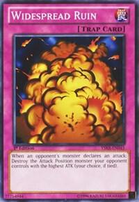 Widespread Ruin YSKR-EN045 card from Starter Deck: Kaiba Reloaded