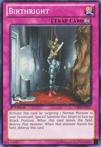 Birthright YSKR-EN047 card from Starter Deck: Kaiba Reloaded