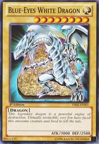 Blue-Eyes White Dragon YSKR-EN001 card from Starter Deck: Kaiba Reloaded
