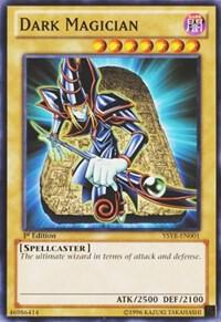 Dark Magician YSYR-EN001 card from Starter Deck: Yugi Reloaded
