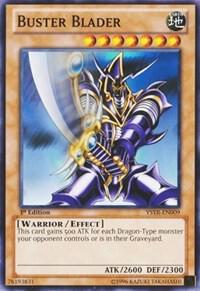 Buster Blader YSYR-EN009 card from Starter Deck: Yugi Reloaded
