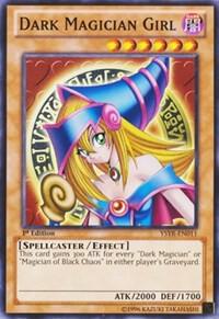 Dark Magician Girl YSYR-EN011 card from Starter Deck: Yugi Reloaded