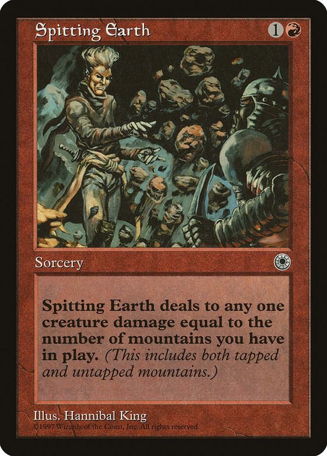Spitting Earth card from Portal