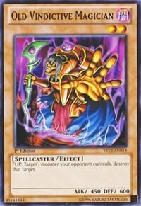 Old Vindictive Magician YSYR-EN014 card from Starter Deck: Yugi Reloaded