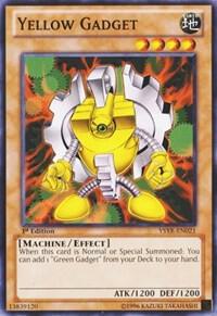 Yellow Gadget YSYR-EN021 card from Starter Deck: Yugi Reloaded