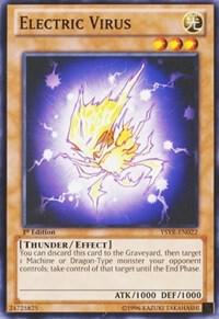 Electric Virus YSYR-EN022 card from Starter Deck: Yugi Reloaded