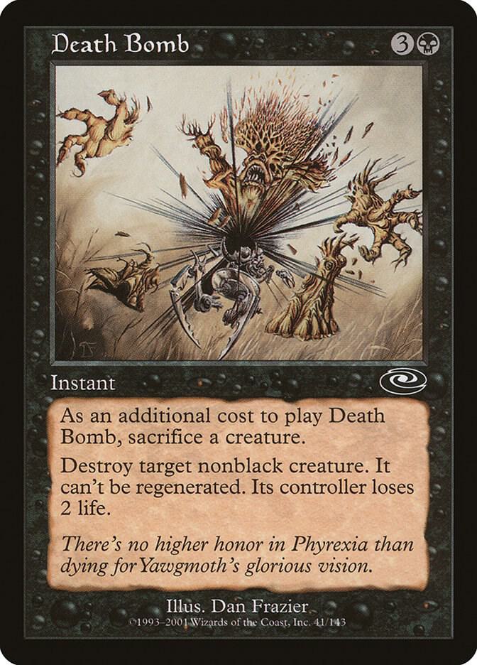 Death Bomb 41 card from Planeshift