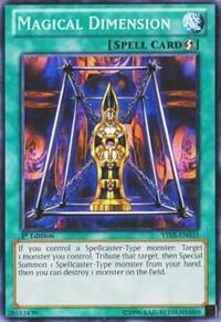 Magical Dimension YSYR-EN033 card from Starter Deck: Yugi Reloaded
