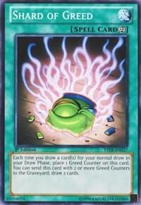 Shard of Greed YSYR-EN037 card from Starter Deck: Yugi Reloaded
