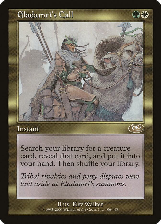 Eladamri's Call 106 card from Planeshift