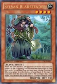 Sylvan Bladefender LVAL-ENSP1 card from Legacy of the Valiant