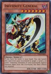 Infernity General YF03-EN001 card from Yu-Gi-Oh! 5D's Manga Promotional Cards