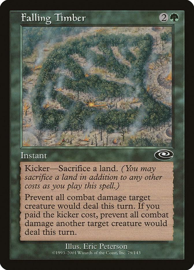 Falling Timber 79 card from Planeshift