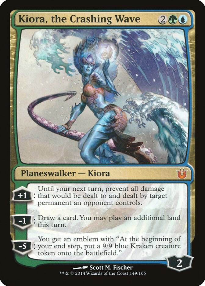 Kiora, the Crashing Wave 149 card from Born of the Gods