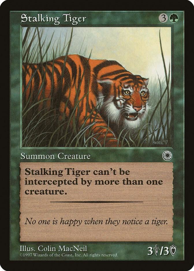 Stalking Tiger card from Portal