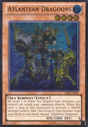 Atlantean Dragoons (UTR) AP02-EN001 card from Astral Pack 2