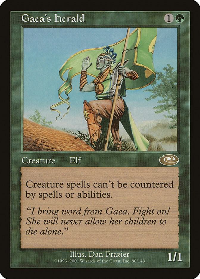 Gaea's Herald 80 card from Planeshift