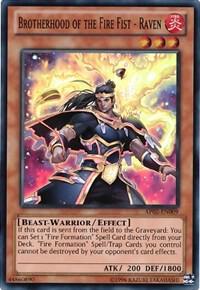 Brotherhood of the Fire Fist - Raven AP02-EN009 card from Astral Pack 2