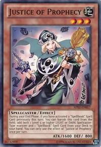 Justice of Prophecy AP02-EN017 card from Astral Pack 2