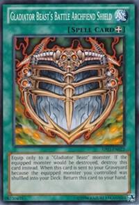 Gladiator Beast's Battle Archfiend Shield AP03-EN022 card from Astral Pack 3