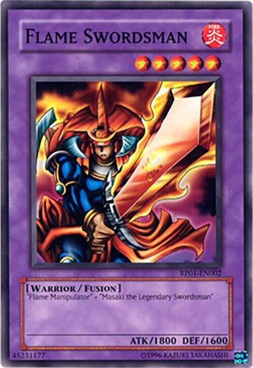 Flame Swordsman RP01-EN002 card from Retro Pack