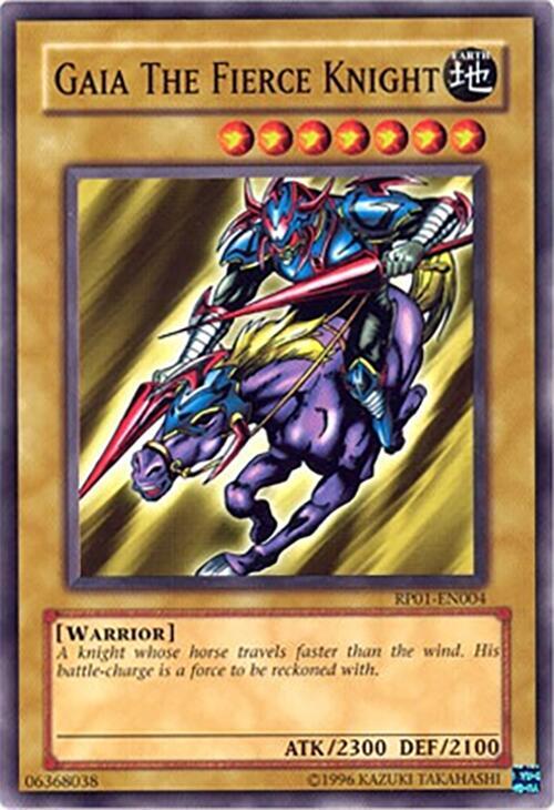 Gaia The Fierce Knight RP01-EN004 card from Retro Pack