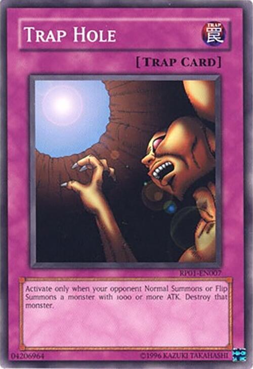 Trap Hole RP01-EN007 card from Retro Pack