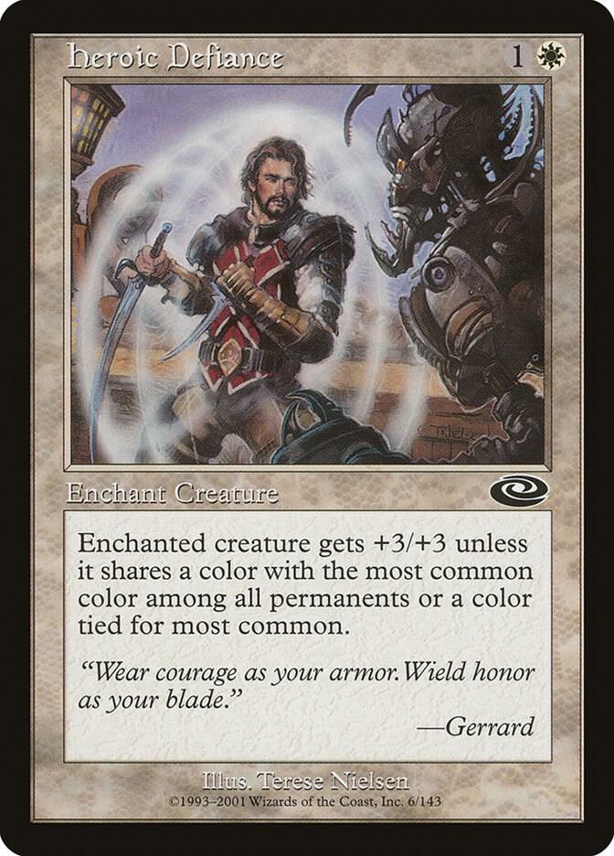 Heroic Defiance 6 card from Planeshift